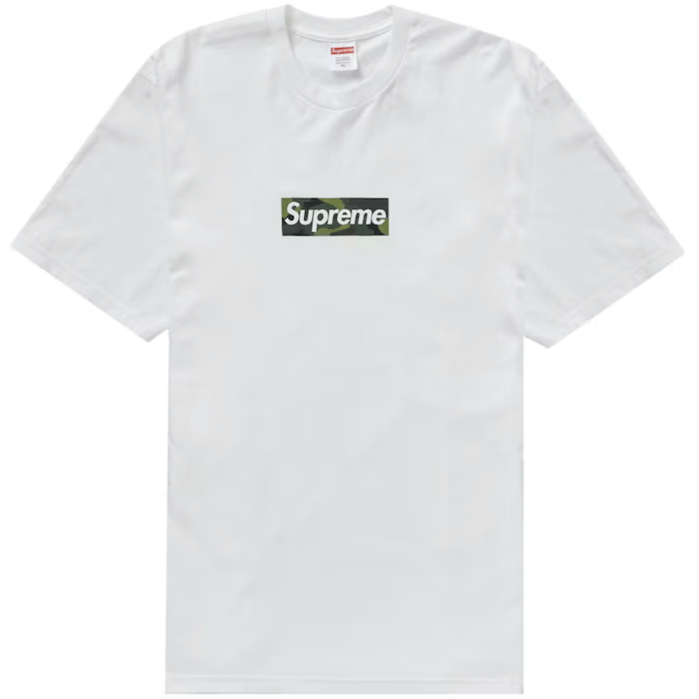 Camiseta Supreme Box Logo White
