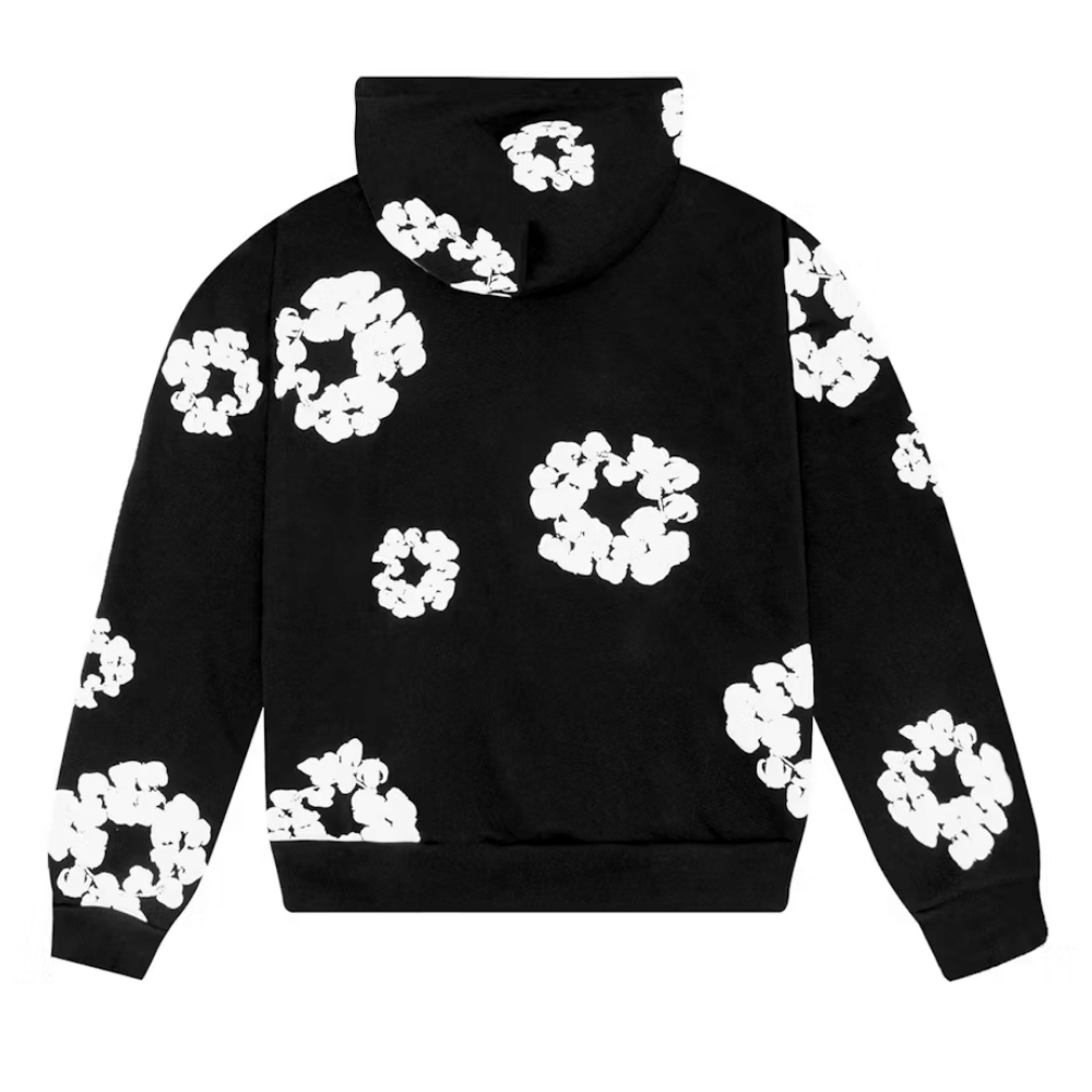 Denim Tears The Cotton Wreath Hoodie (Black)