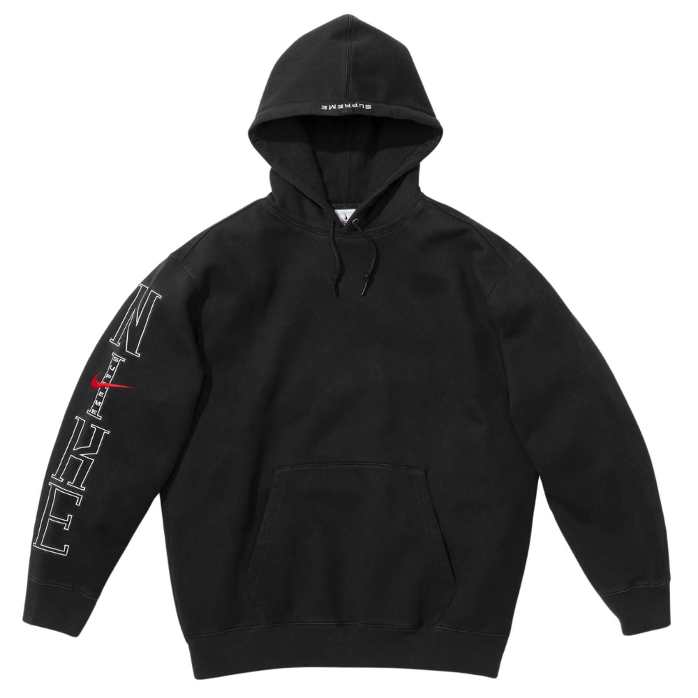 Supreme x Nike Moletom Hooded Black