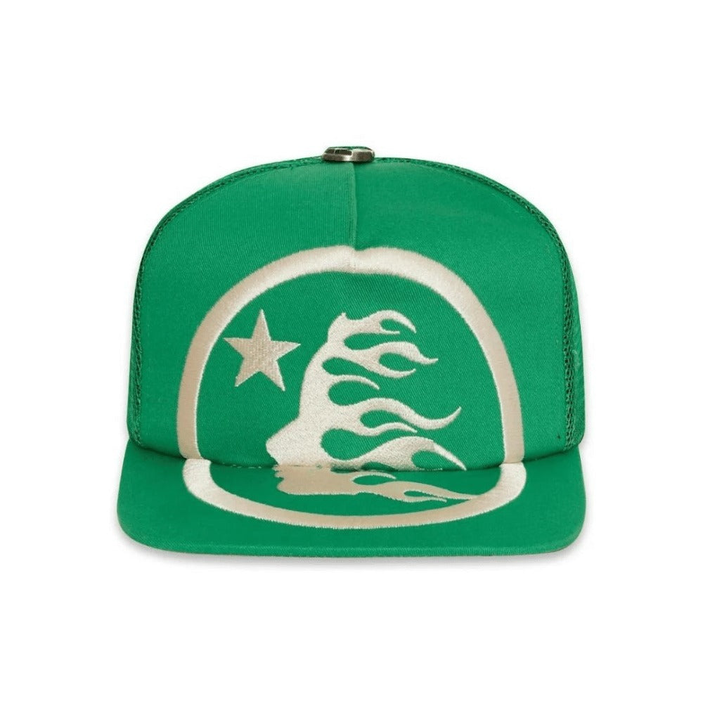 Boné Hellstar Trucker Big Logo Green