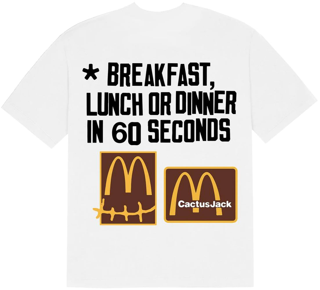 CPFM x Travis Scott Camiseta 4 CJ 60 Seconds Branca