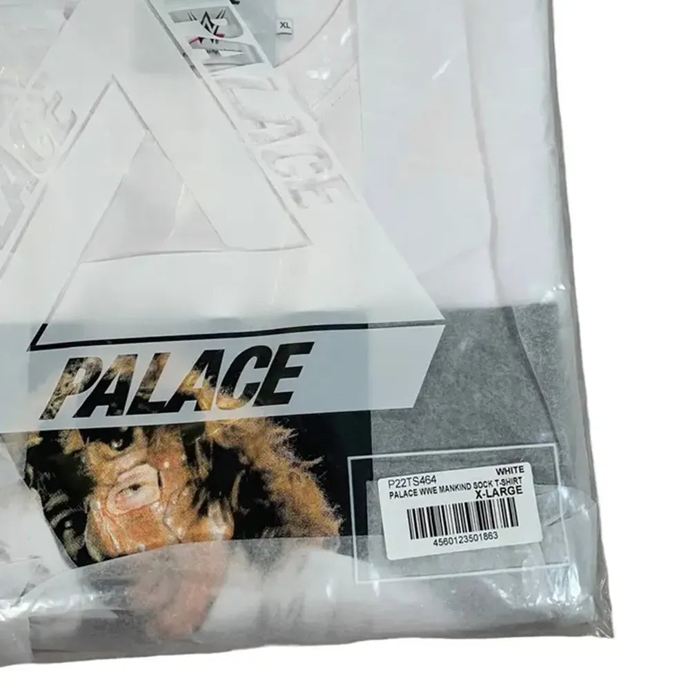 WWE x Palace Mankind Sock T-Shirt White