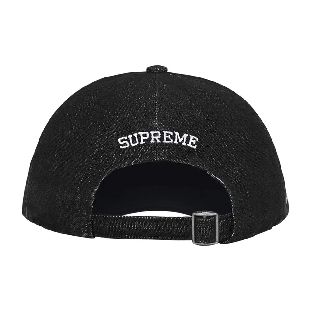Boné Supreme Cordura Denim S Logo 6-Panel Black