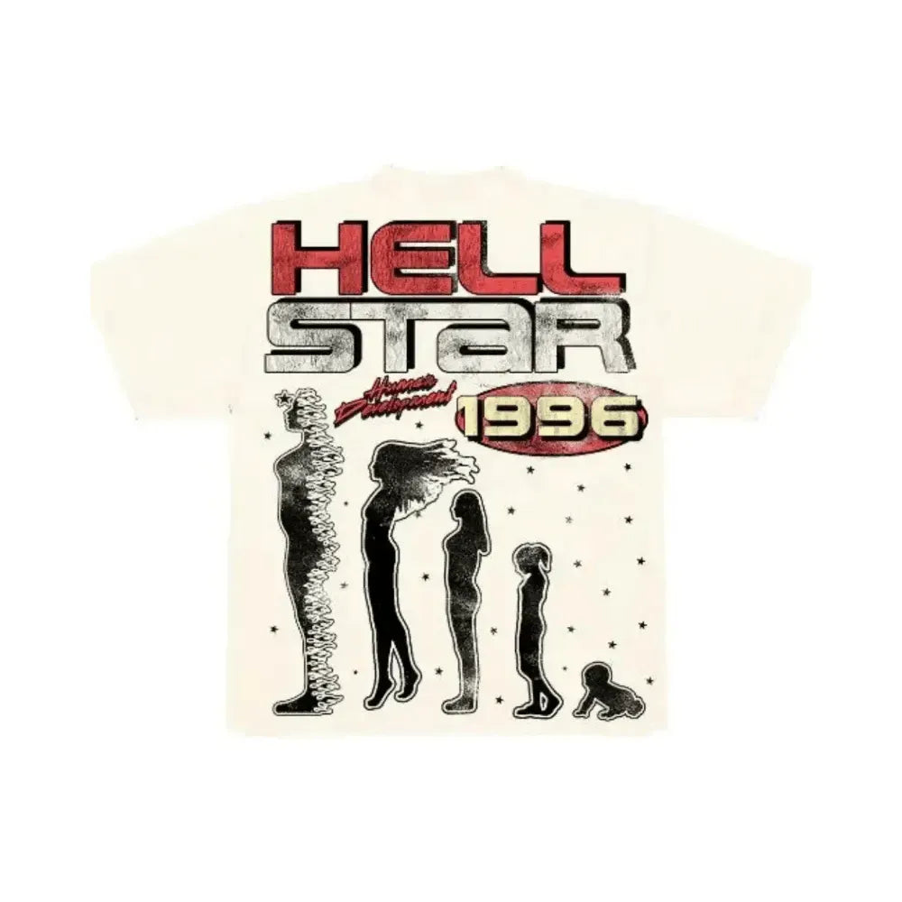 Camiseta Hellstar Studios Cranium Cream