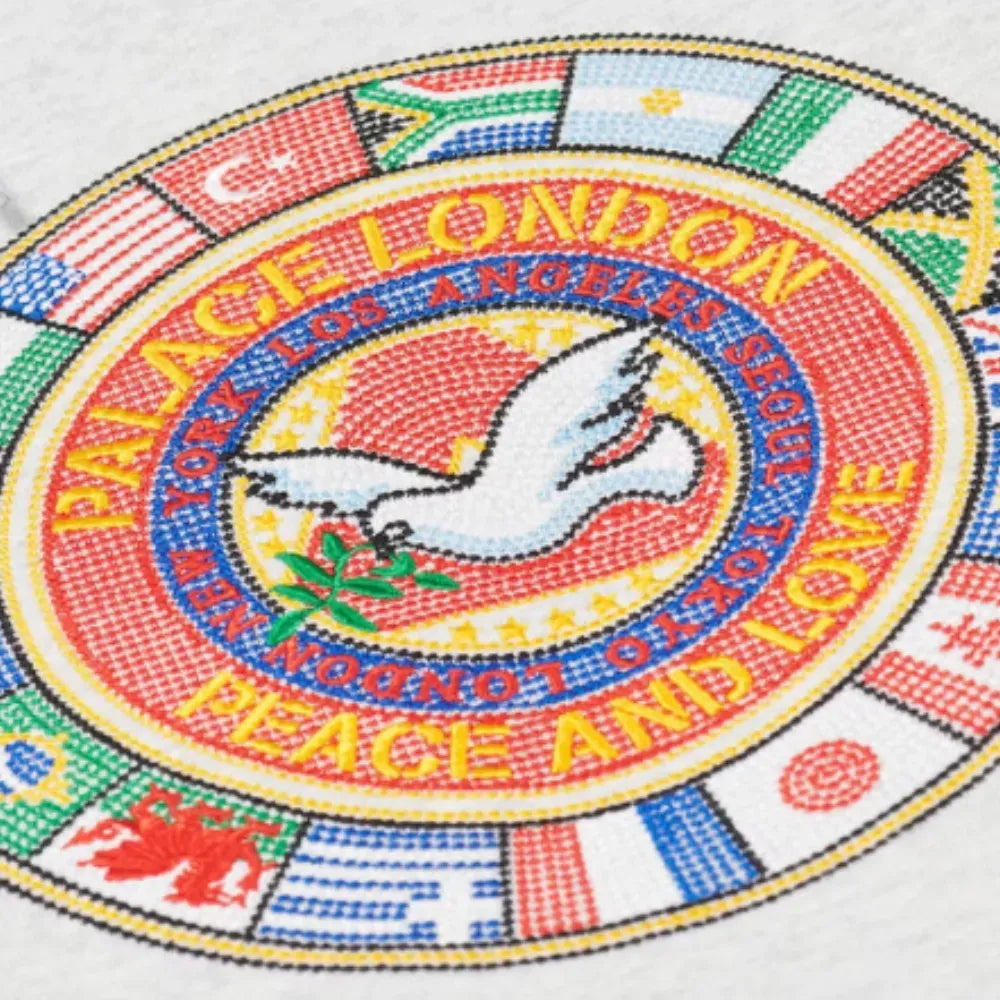 Moletom Palace Nations Grey Marl