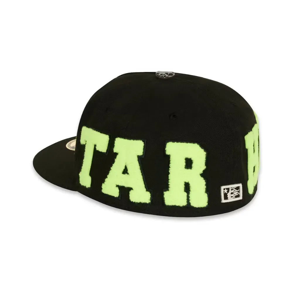 Boné Hellstar OG Patch Fitted Black Neon Green