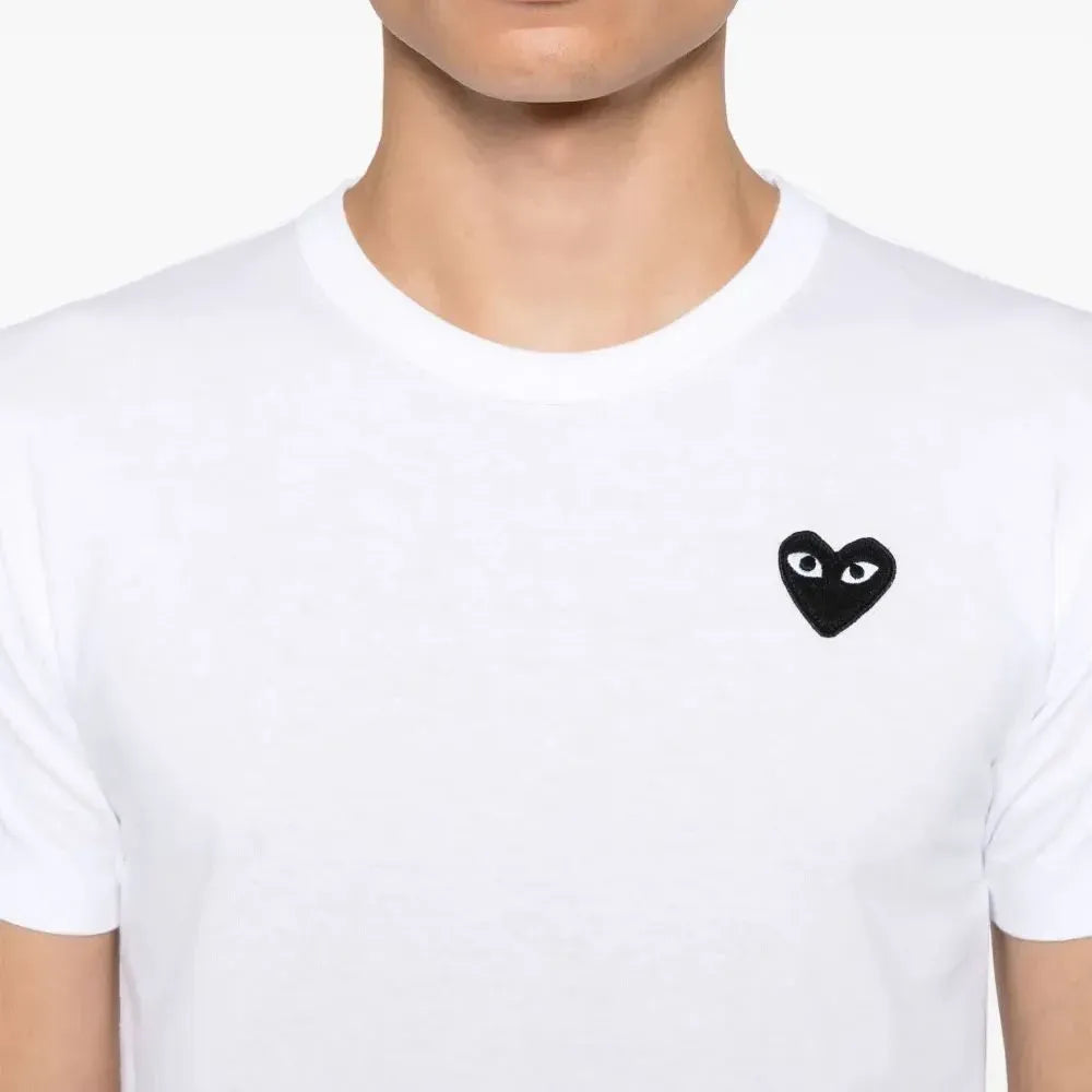 Camiseta Comme des Garçons PLAY Mini Heart Logo White
