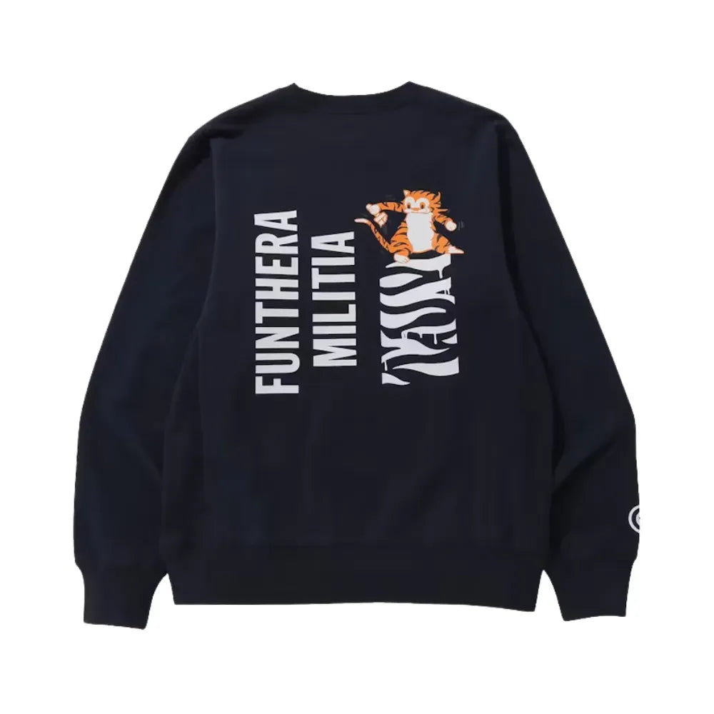 BAPE Tiger Crewneck (Navy)