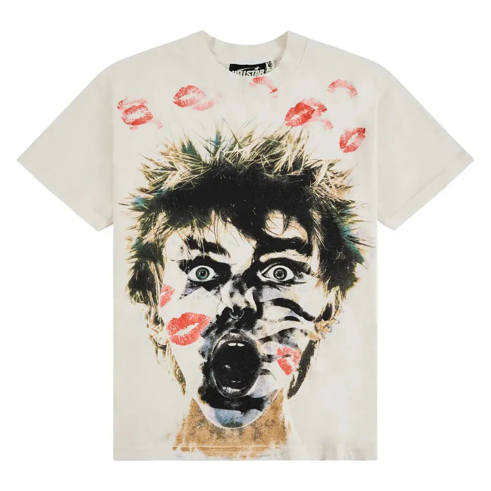 Camiseta Hellstar French Kiss White
