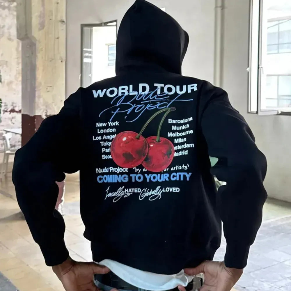 Moletom Nude Project Nude Tour Hoodie Black