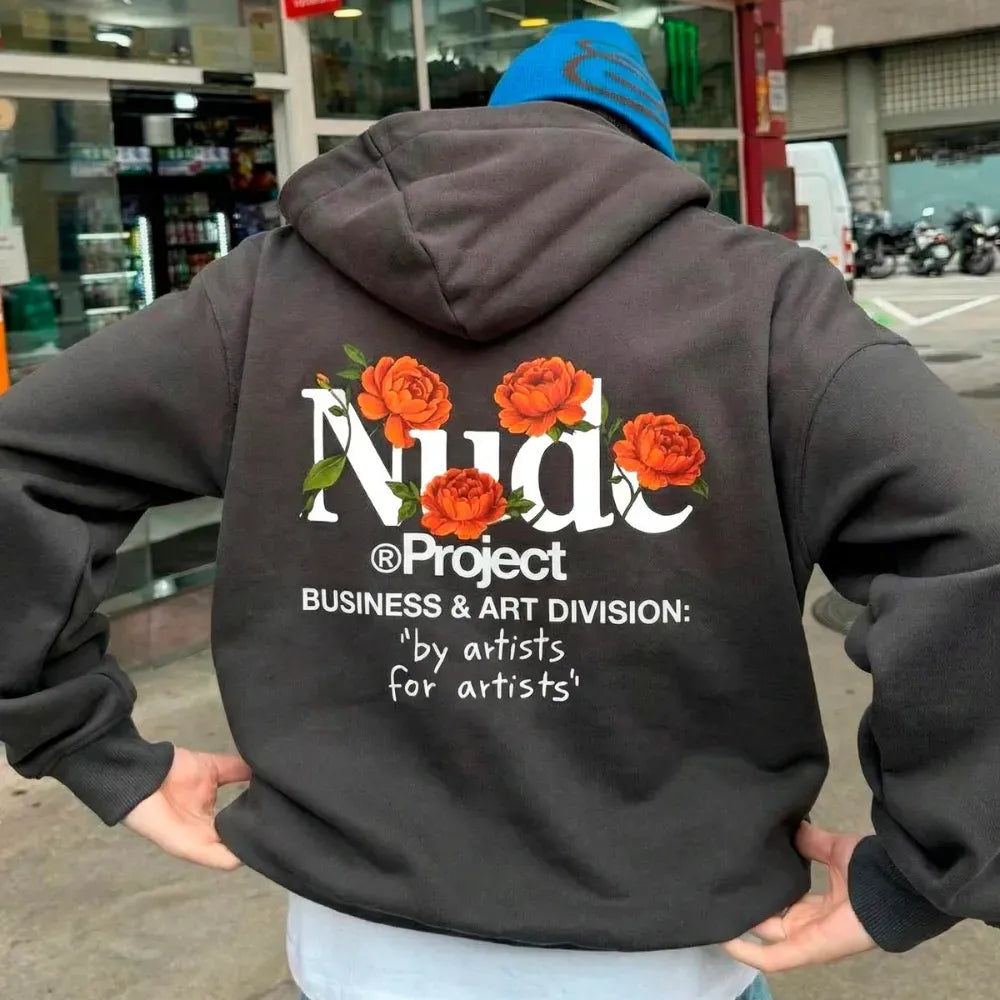 Moletom Nude Project Play with Logo Black