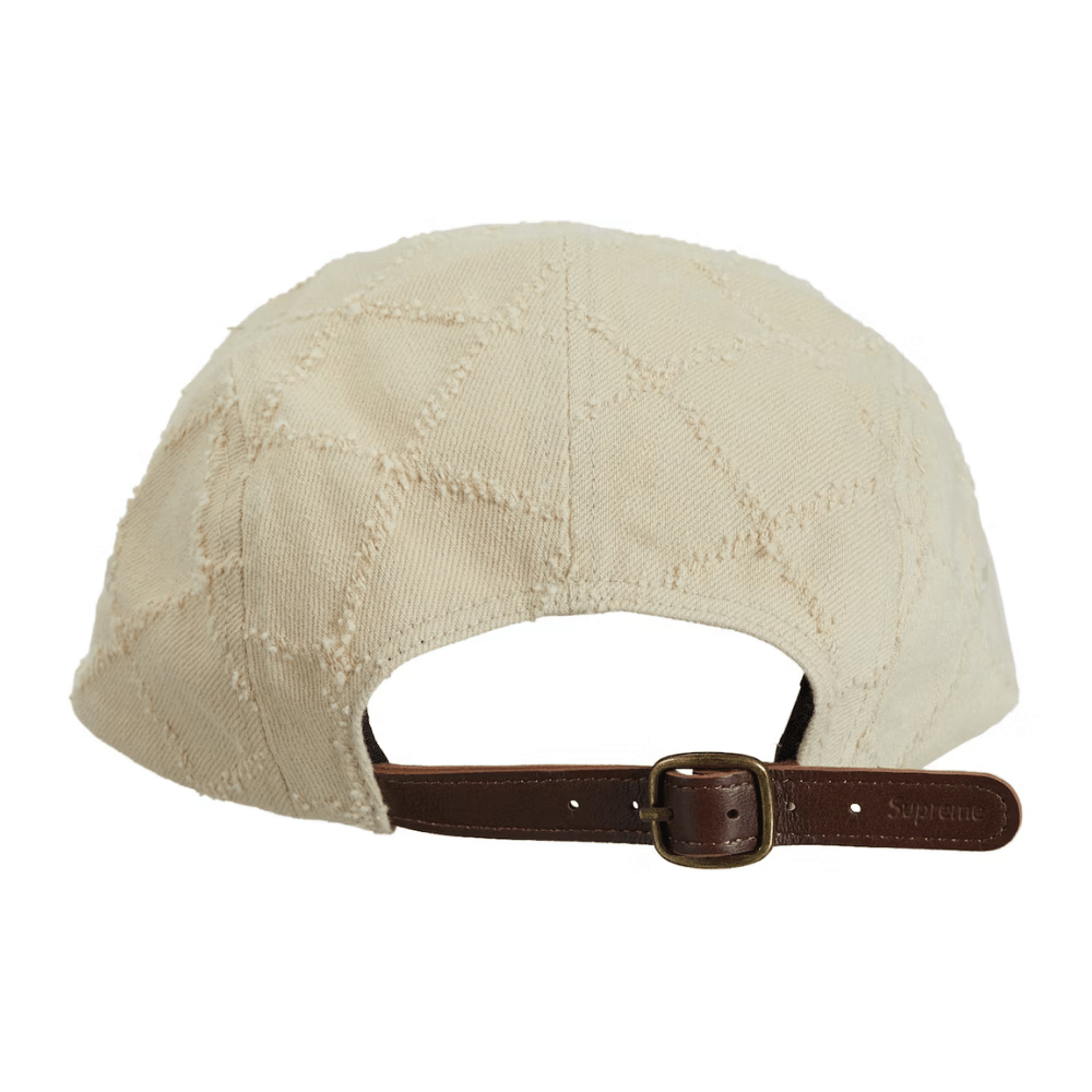 Boné Supreme Punched Denim Camp Dyed Belge