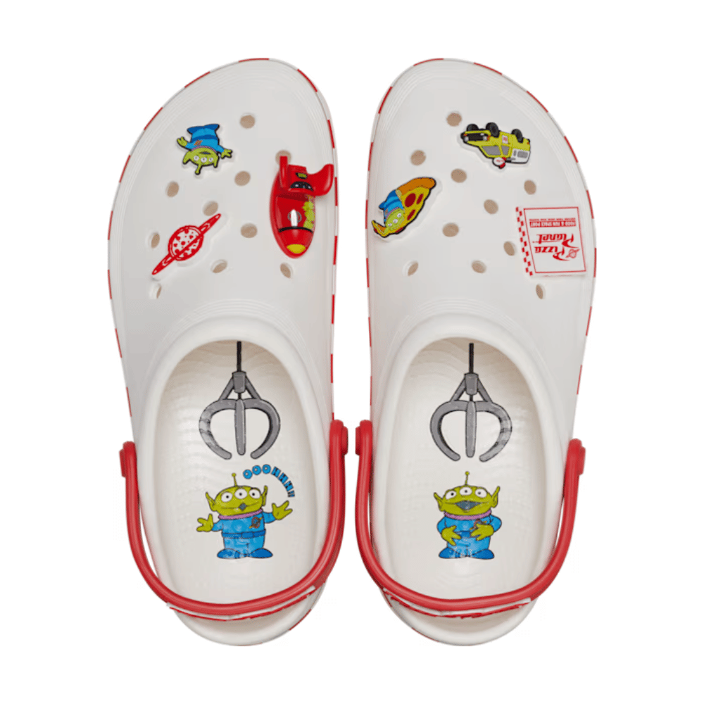 Toy Story x Crocs Clog Pizza Planet Off-Court White