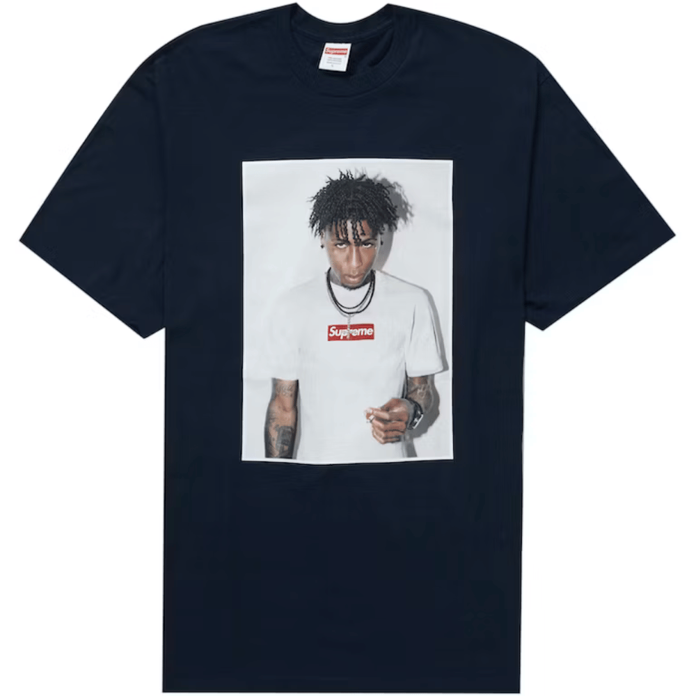Camiseta Supreme NBA Youngboy Navy