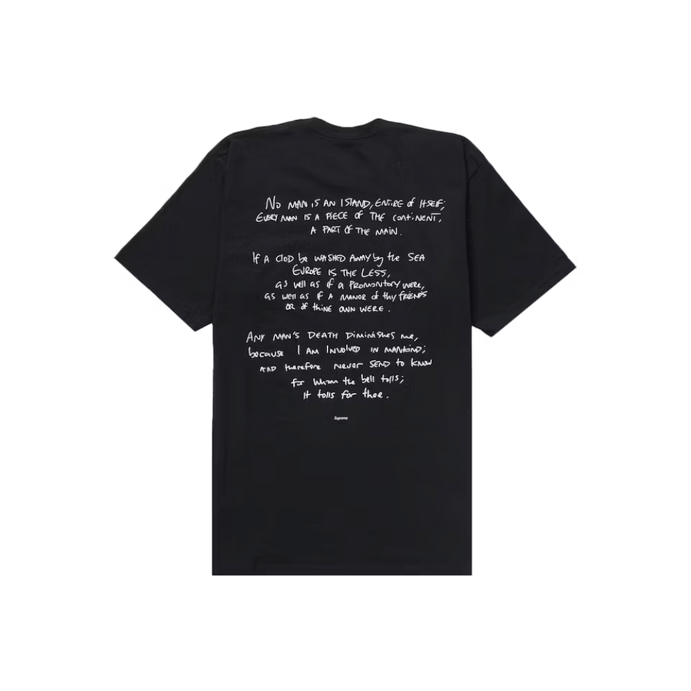 Cortelz x Supreme Camiseta Rules The World Black
