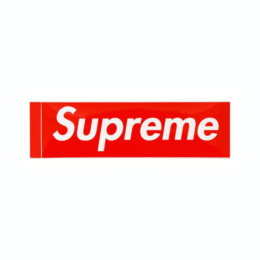 Adesivo Supreme Box Logo Red