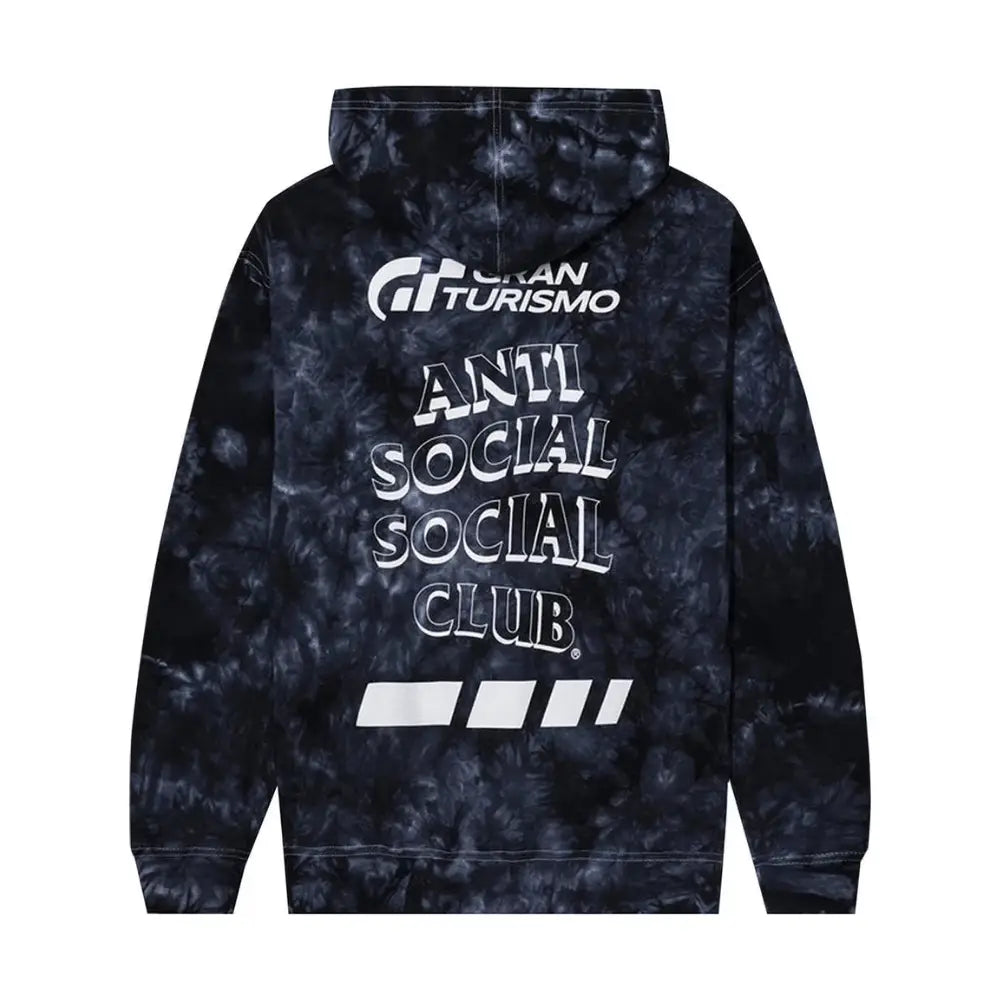 Gran Turismo x Anti Social Social Club Tie-Dye Hoodie (Black)