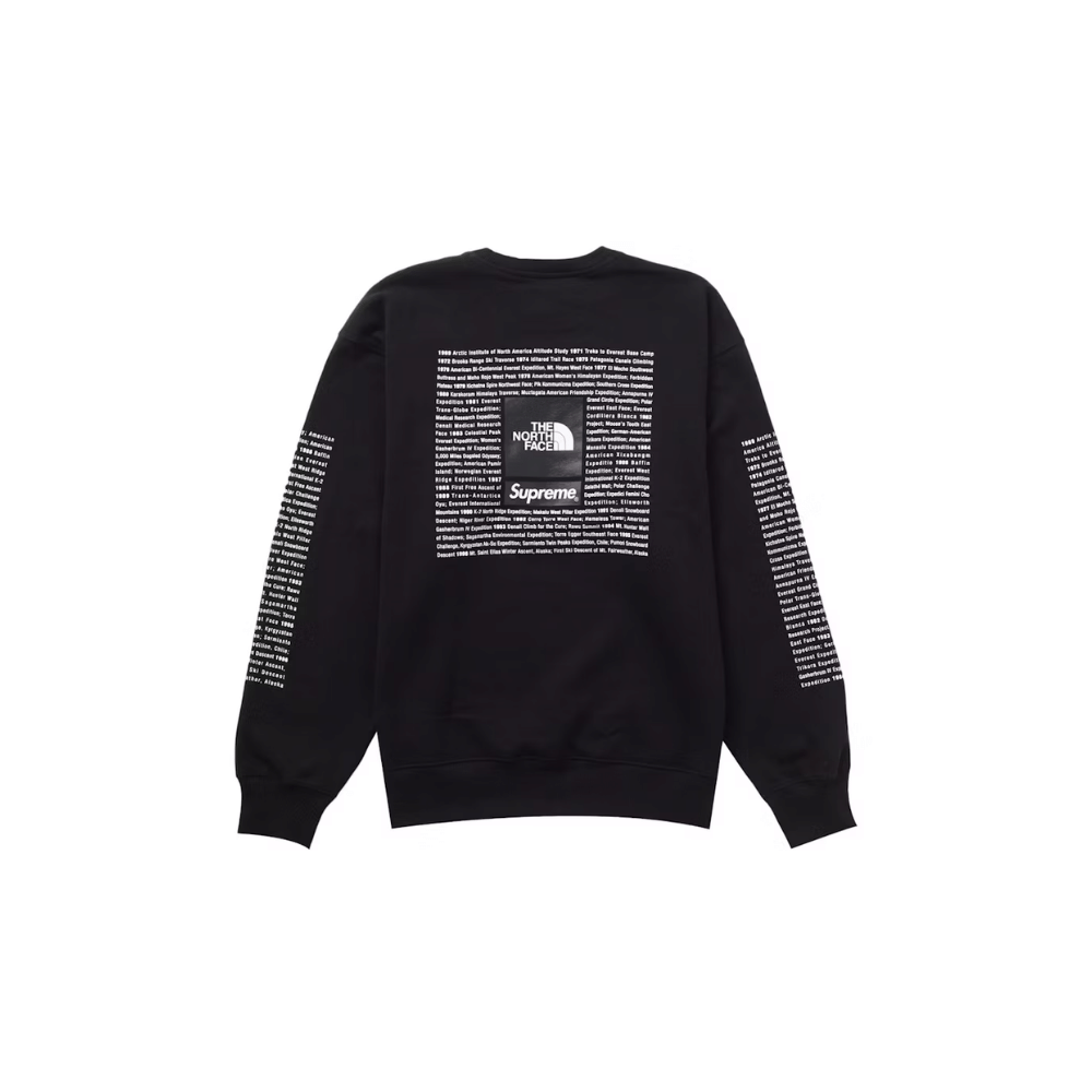 The North Face x Supreme Crewneck Black