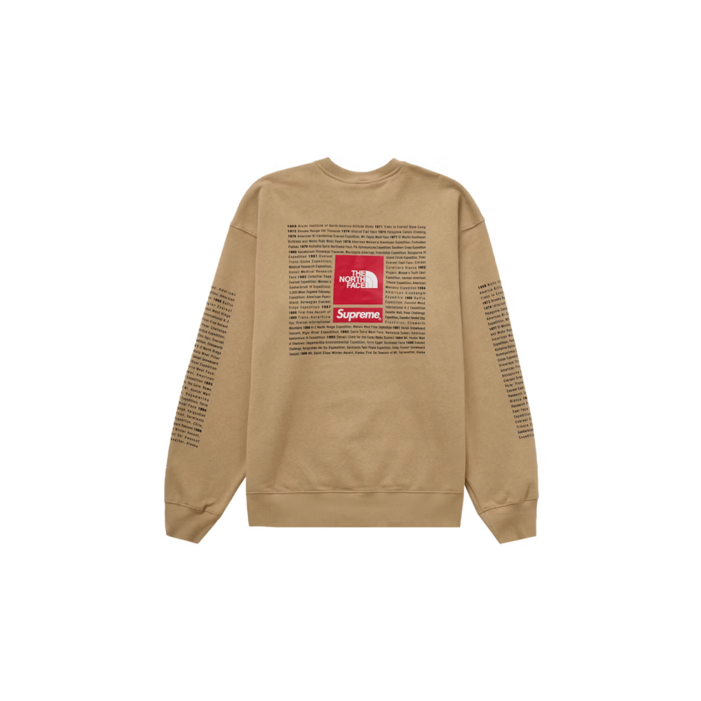 The North Face x Supreme Crewneck Khaki