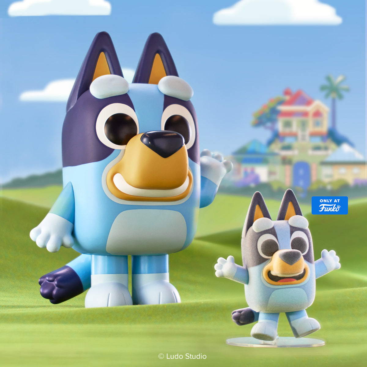 Funko Pop! Bluey Jumping (Flocked)