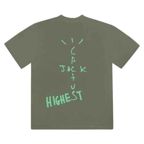 Air Jordan x Travis Scott Camiseta Cactus Jack Highest Oliva