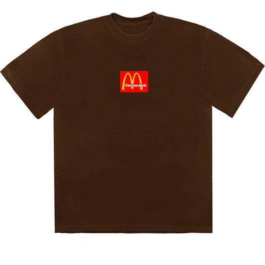 McDonald's x Travis Scott Sesame 3 Camiseta Marrom