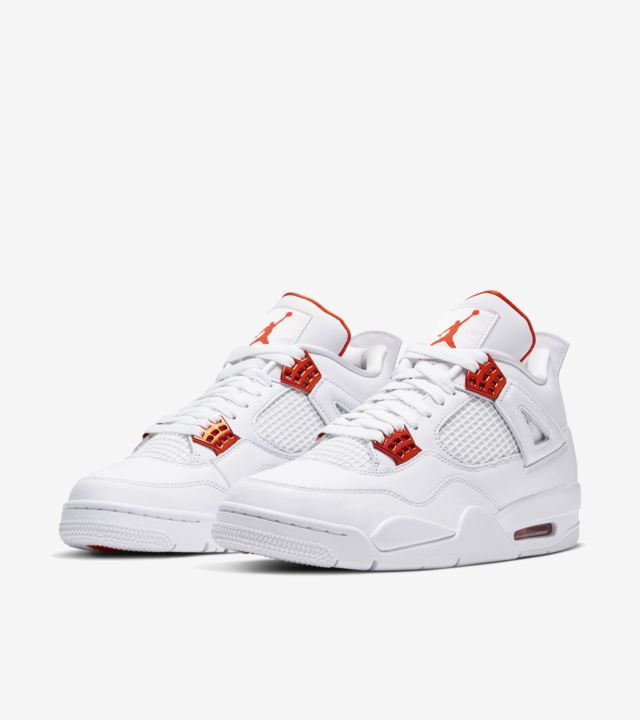 Air Jordan 4 Metallic Orange
