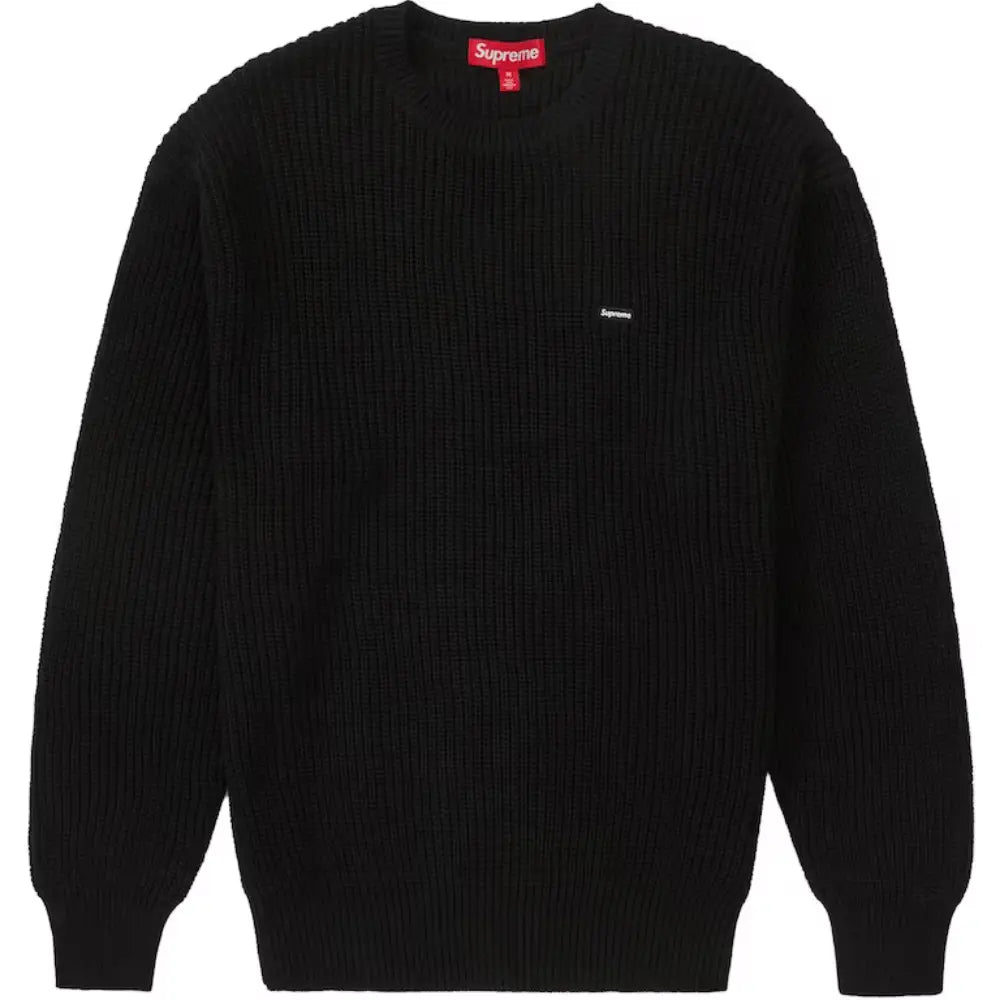 Sweater Supreme Small Box Ribbed Black