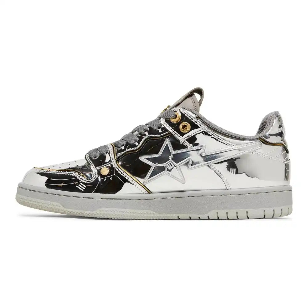 Hajime Sorayama x BAPE Sk8 Sta (Silver)