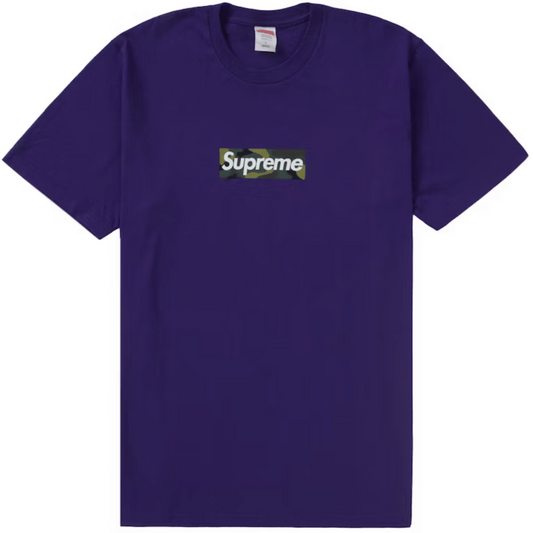 Camiseta Supreme Box Logo Purple