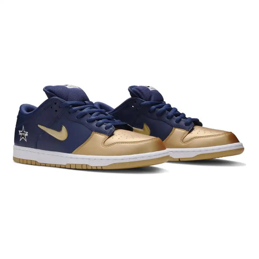 Supreme x Nike SB Dunk Low QS Metallic Gold