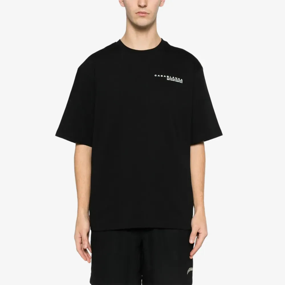 Camiseta Casablanca Oversized Glitch Orchid Black