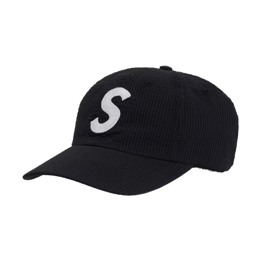 Boné Supreme Seersucker S Logo 6-Panel Black