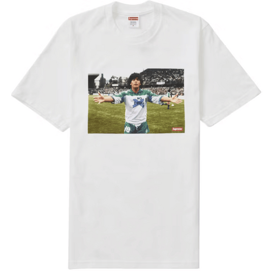 Camiseta Supreme Maradona White