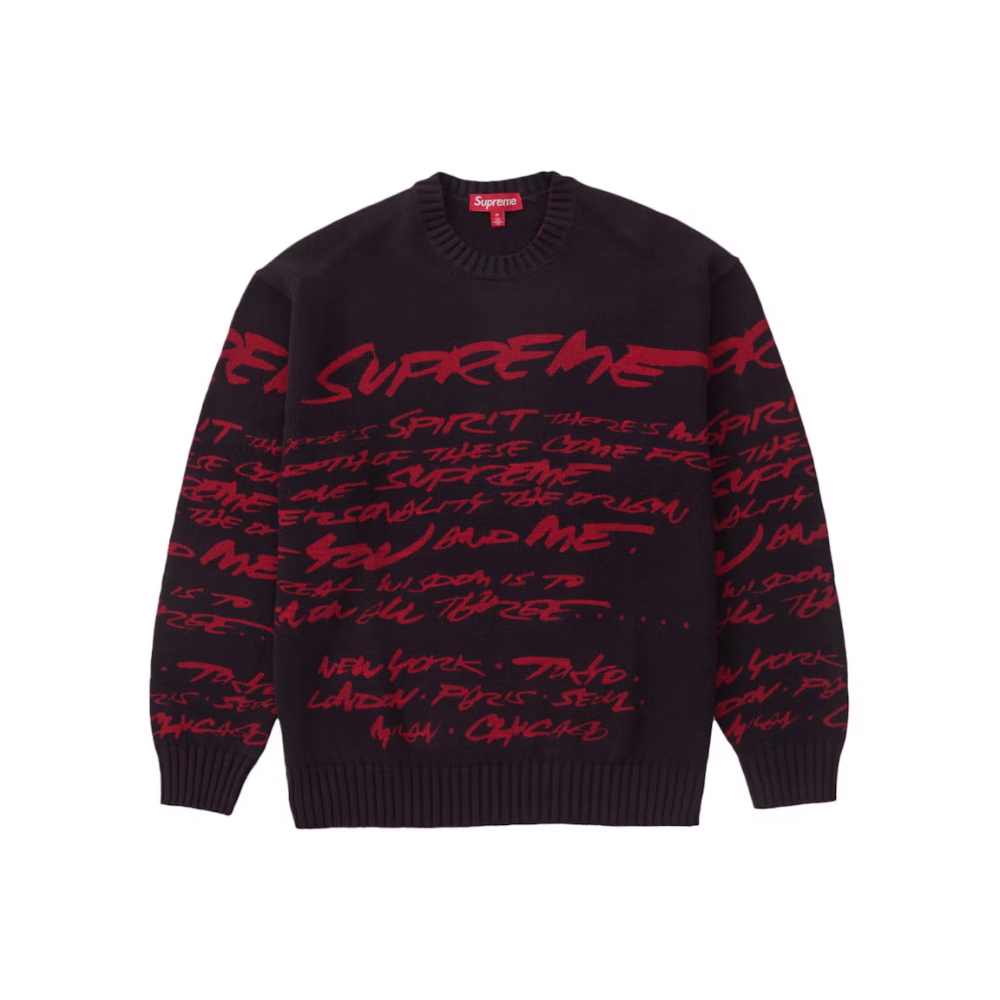 Futura x Supreme Suéter Navy