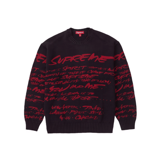 Futura x Supreme Suéter Navy