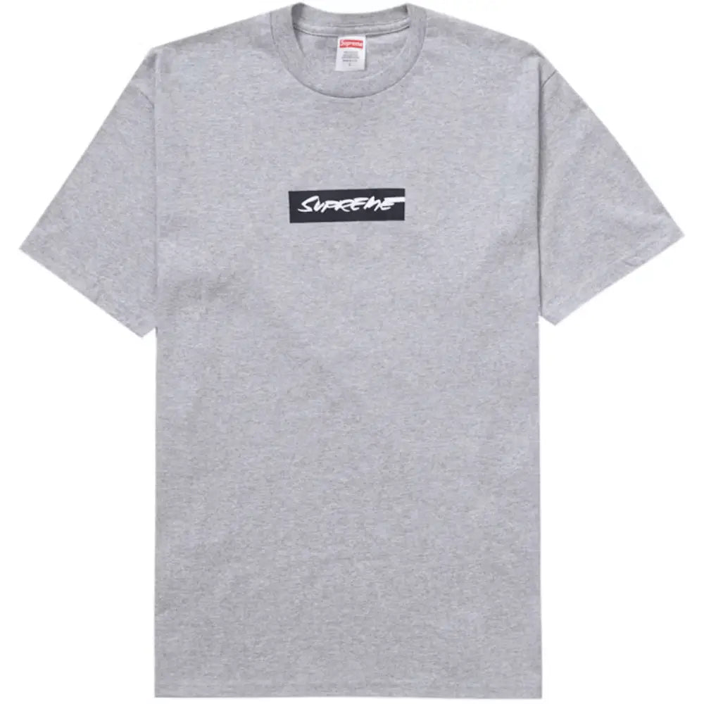 Futura x Supreme Camiseta Box Logo Heather Grey