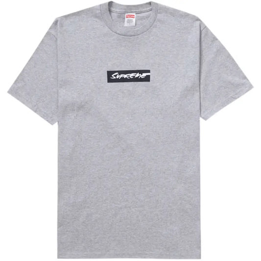 Futura x Supreme Camiseta Box Logo Heather Grey