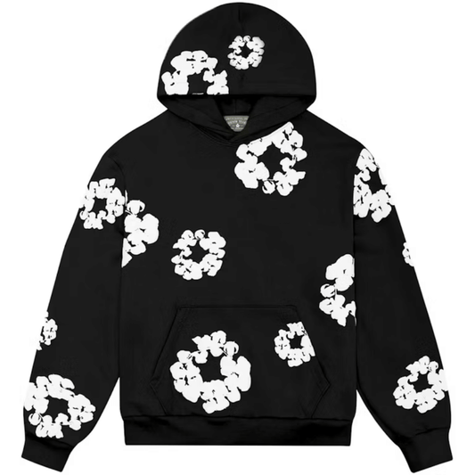 Denim Tears The Cotton Wreath Hoodie (Black)