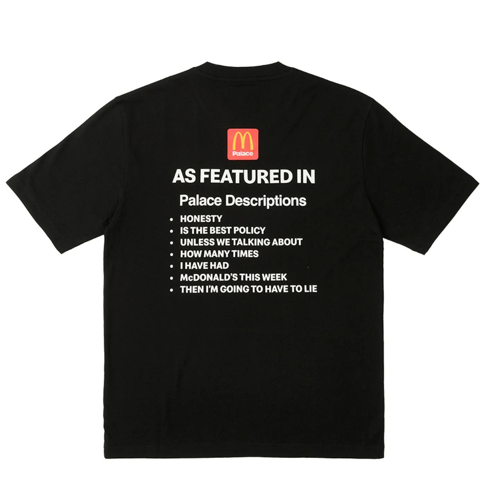 McDonald's x Palace Camiseta Description 1 Black