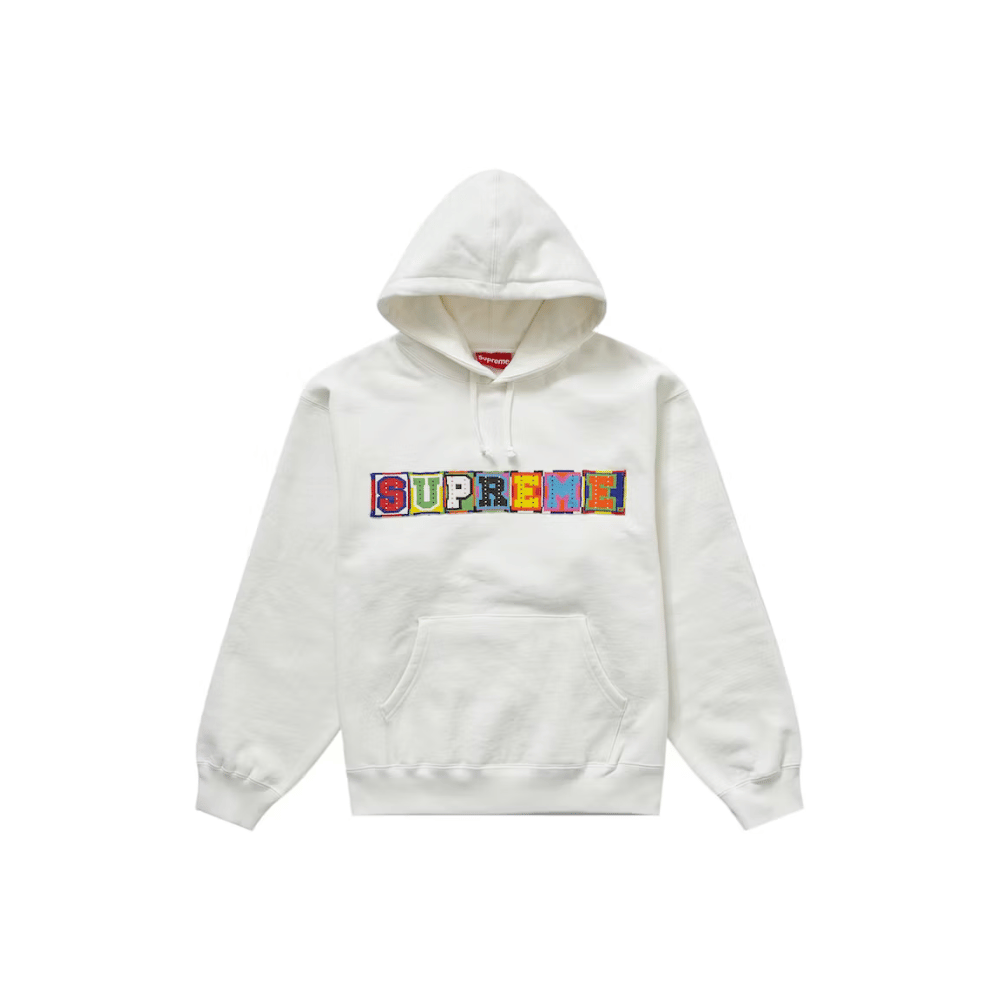 Moletom Supreme Beaded Hooded White