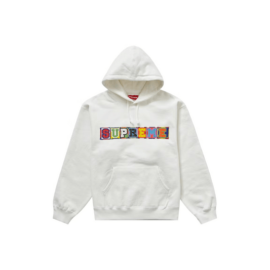 Moletom Supreme Beaded Hooded White