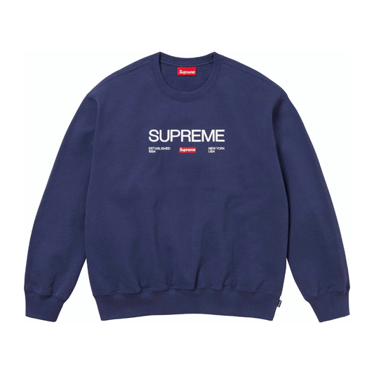 Crewneck Supreme Established Navy
