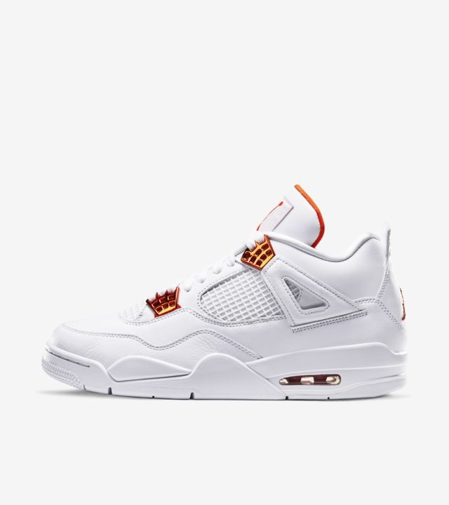 Air Jordan 4 Metallic Orange