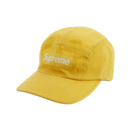 Boné Supreme Washed Chino Twill Camp Yellow