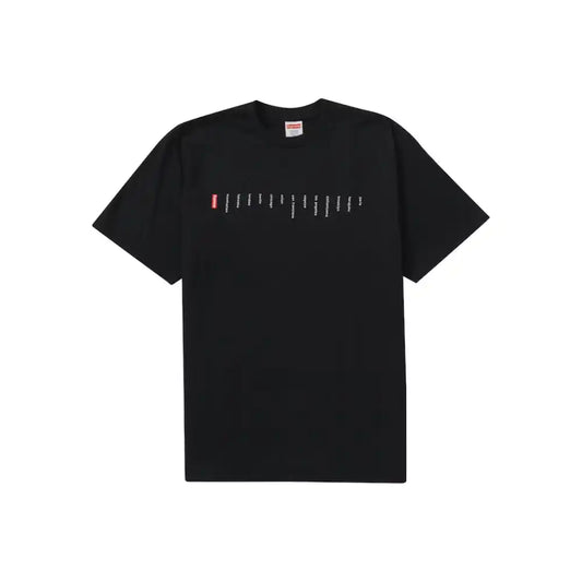 Camiseta Supreme Location Black