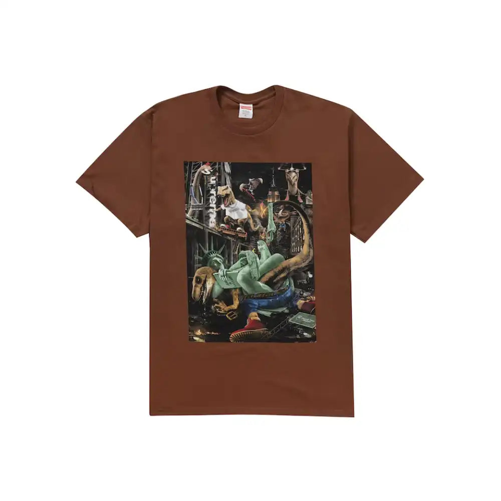 Camiseta Supreme T-Rex Brown