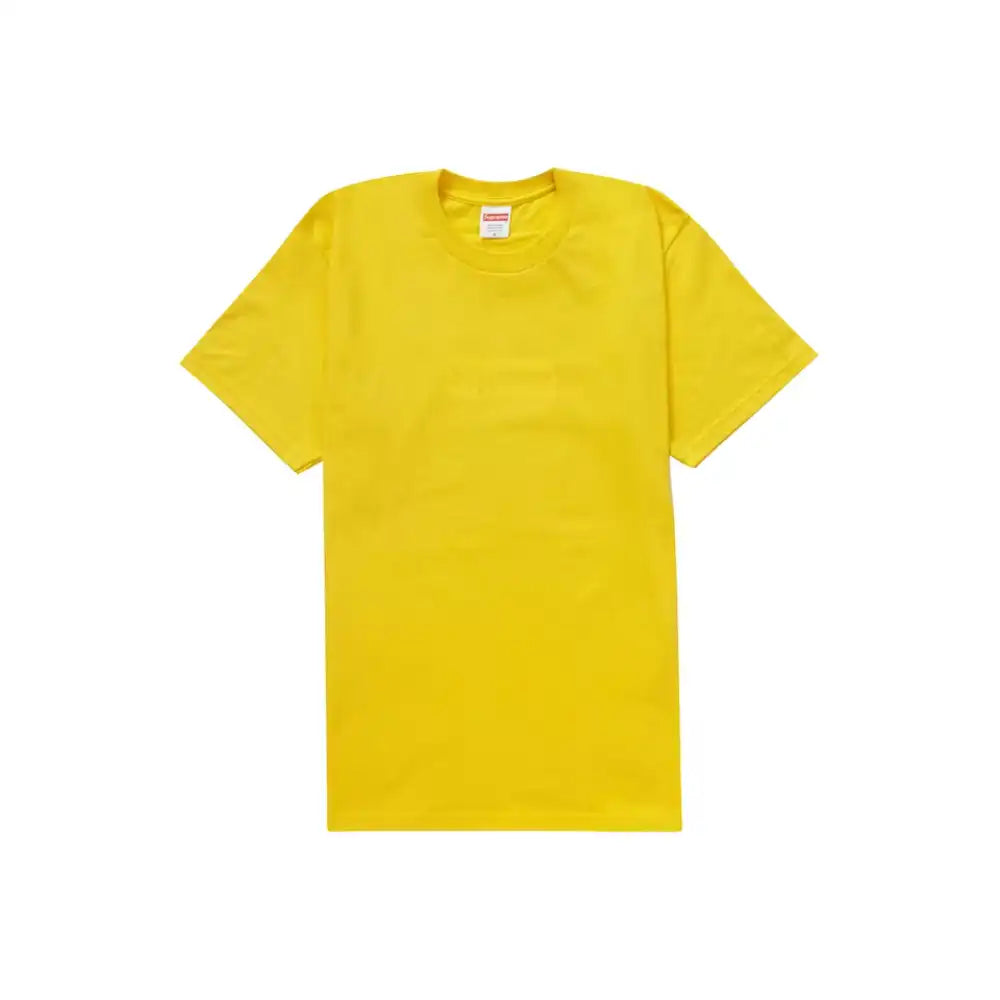 Camiseta Supreme Tonal Box Logo Yellow