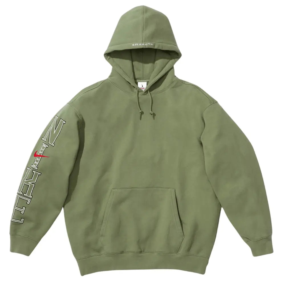 Supreme x Nike Moletom Hooded Olive