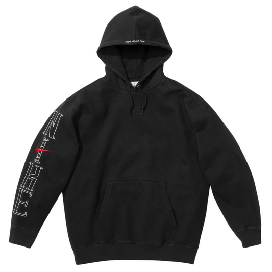 Supreme x Nike Moletom Hooded Black